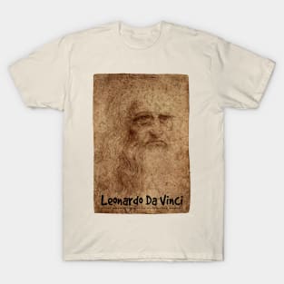 Self Portrait Leonardo Da Vinci High Renaissance Artist T-Shirt